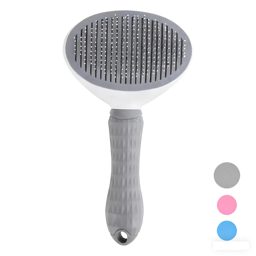 Self Cleaning Pet Hair Remover Brush For Dogs Cats, Grooming
