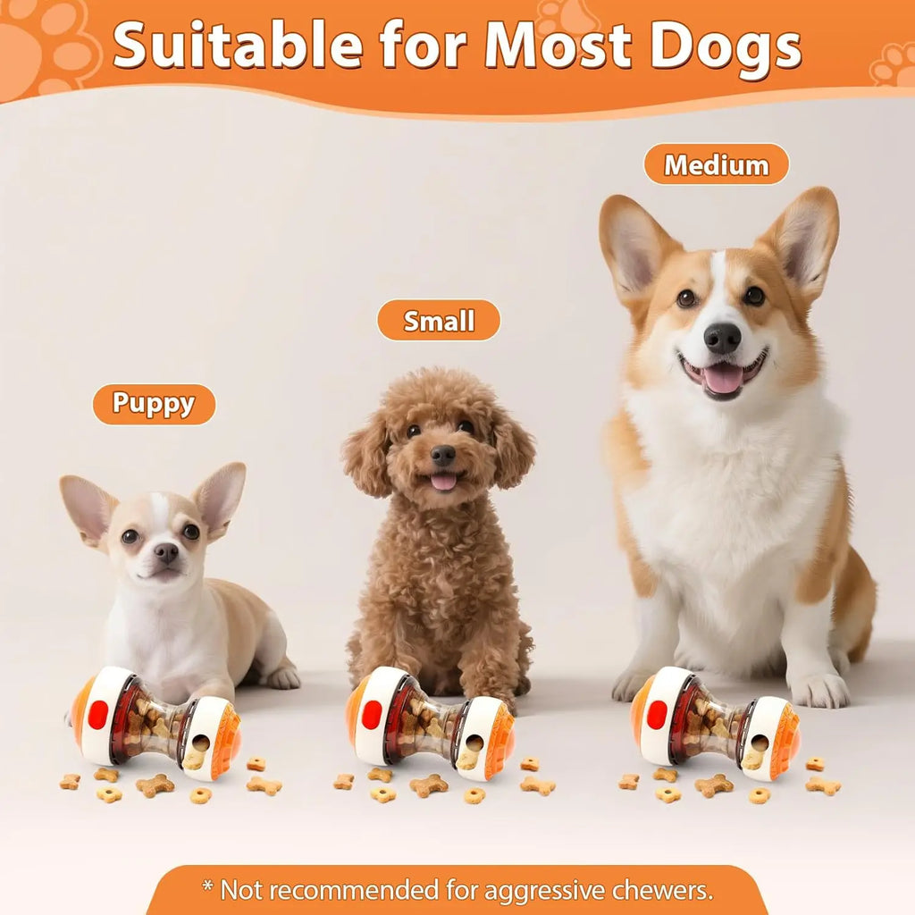 Interactive dog toys for small dogs - Adjustable Treat Dispensing  Slow Feeder, Puppy Training Toy
