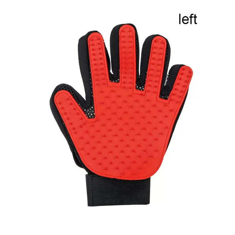 Pet Hair Glove, Dog and Cat Grooming, Deshedding Hair and Massage Brush