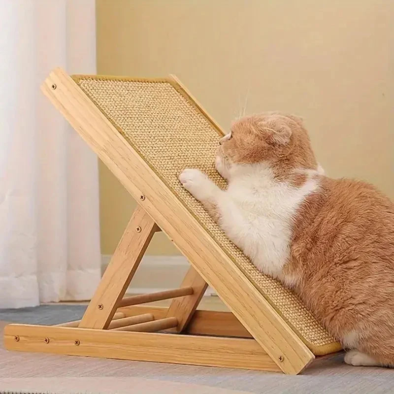 Natural Sisal Cat Scratcher Mat,Horizontal Floor Scratching Pad Rug Protect Couch and Carpets