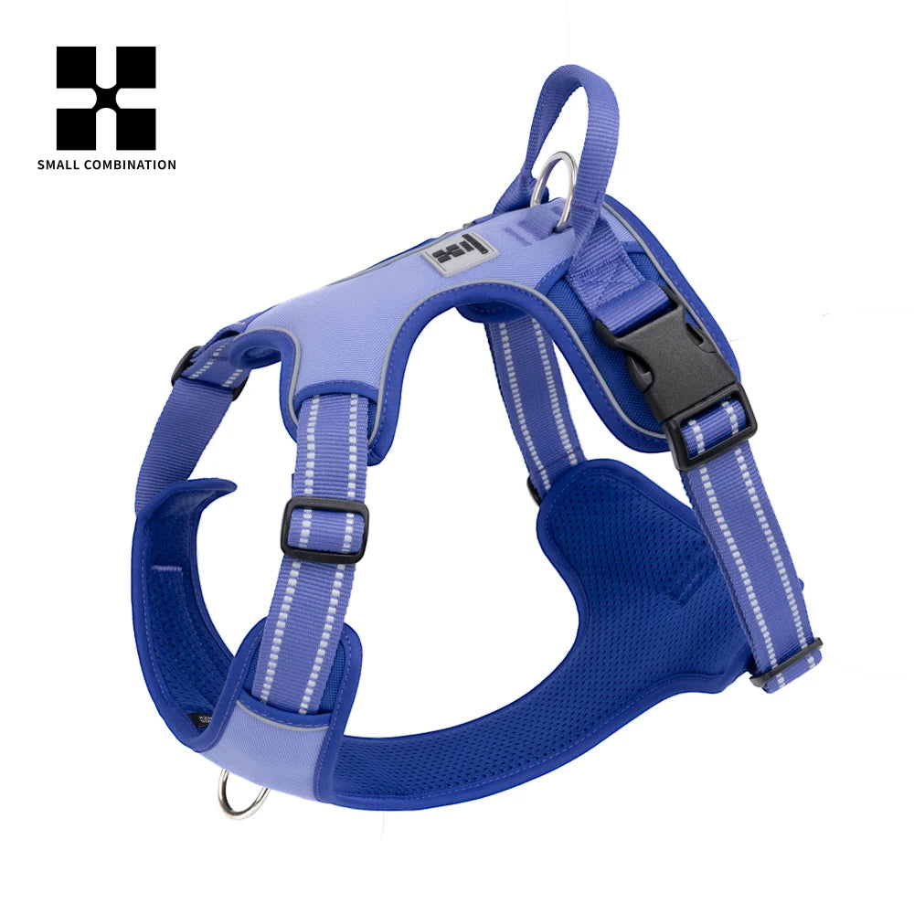Dog Harness, No Pull Reflective Dog Chest Harness Adjustable for Small ,Medium and Large Dogs Outdoor Walking