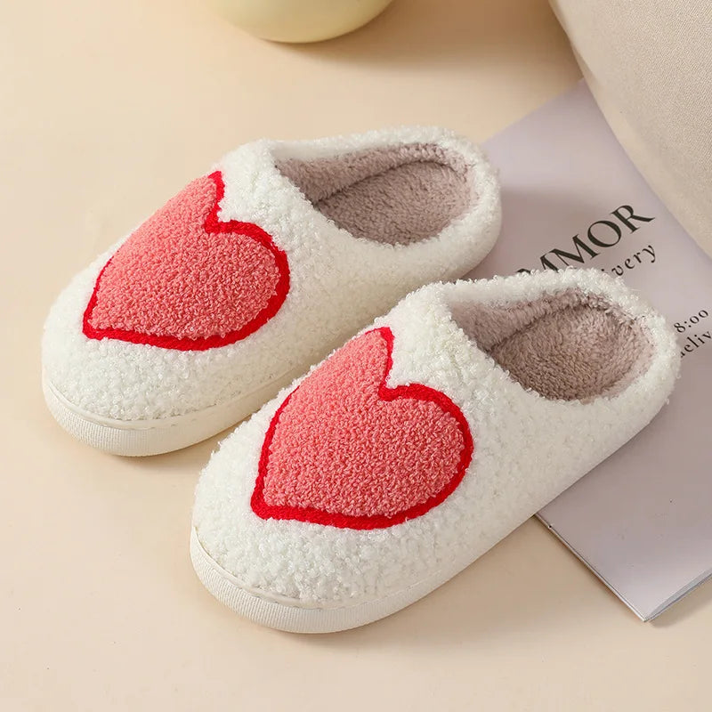 Women  Slippers ,Warm Plush,Autumn ,Winter Shoes Woman House Flat Floor Soft Silent Slides