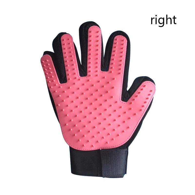 Pet Hair Glove, Dog and Cat Grooming, Deshedding Hair and Massage Brush