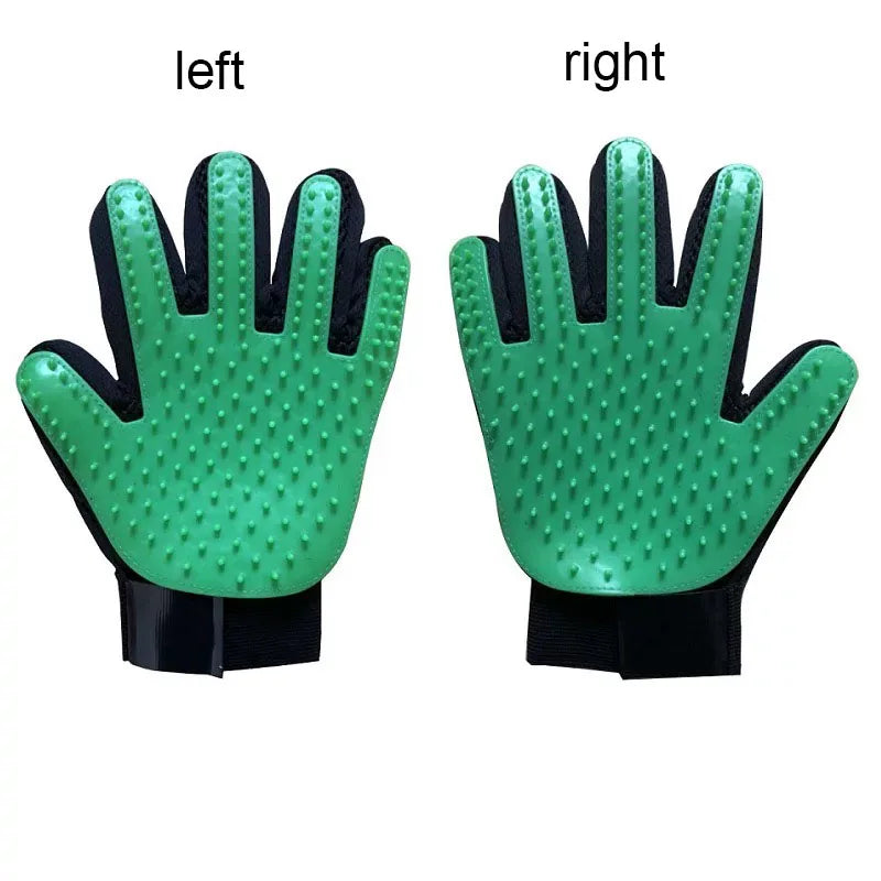 Pet Hair Glove, Dog and Cat Grooming, Deshedding Hair and Massage Brush