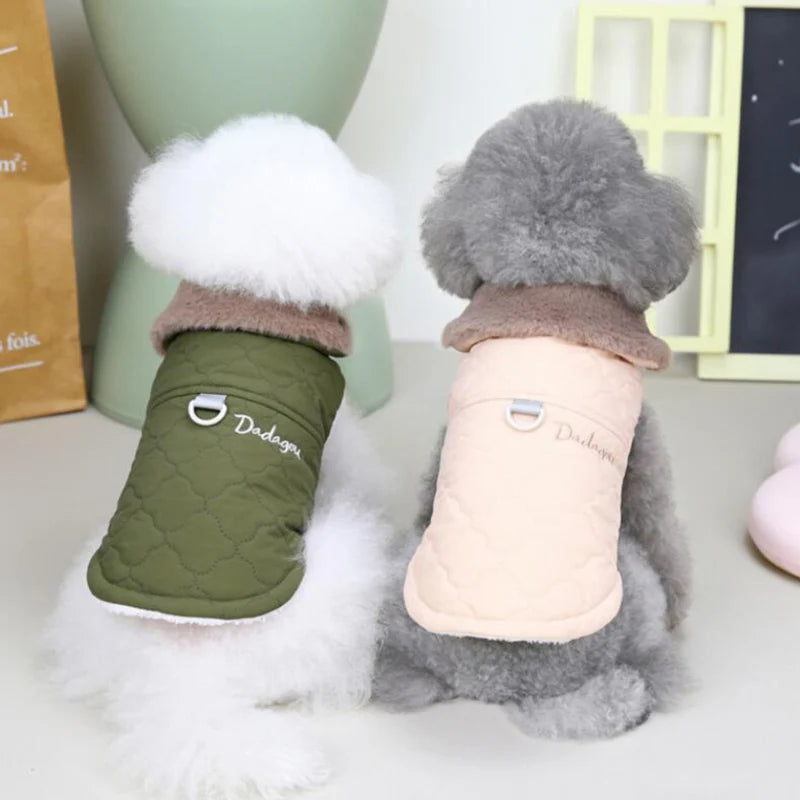 Warm Fleece Dog Vest Apparel for Small , Medium Dogs and Cats