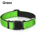 Reflective Dog Collar For Medium Large Dogs Soft Neoprene Padded Nylon Sturdy Adjustable