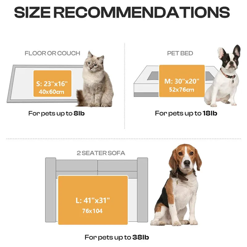 2PCS Soft Fluffy High Quality Warm Comfortable Blanket for Dog Cat
