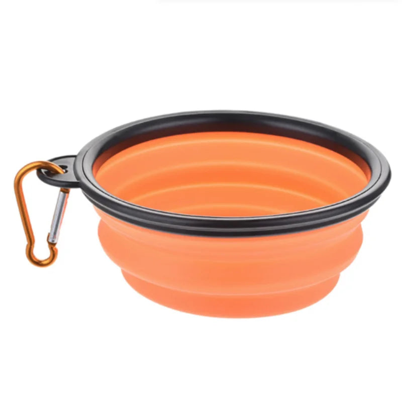 Durable Portable Food Bowl for Cats And Dogs ,Silicone ,Collapsible ,Travel Outdoor Water Food Bowl