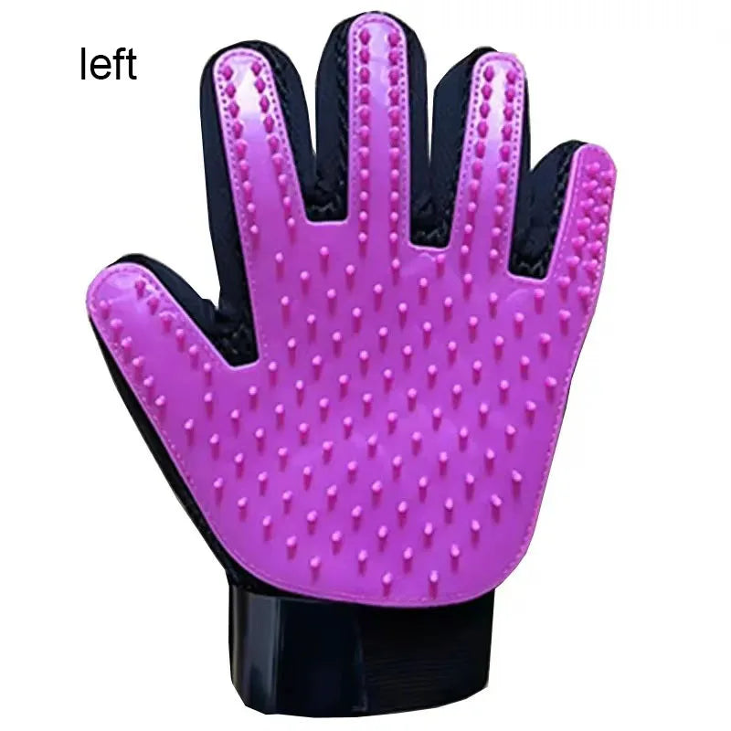 Pet Hair Glove, Dog and Cat Grooming, Deshedding Hair and Massage Brush