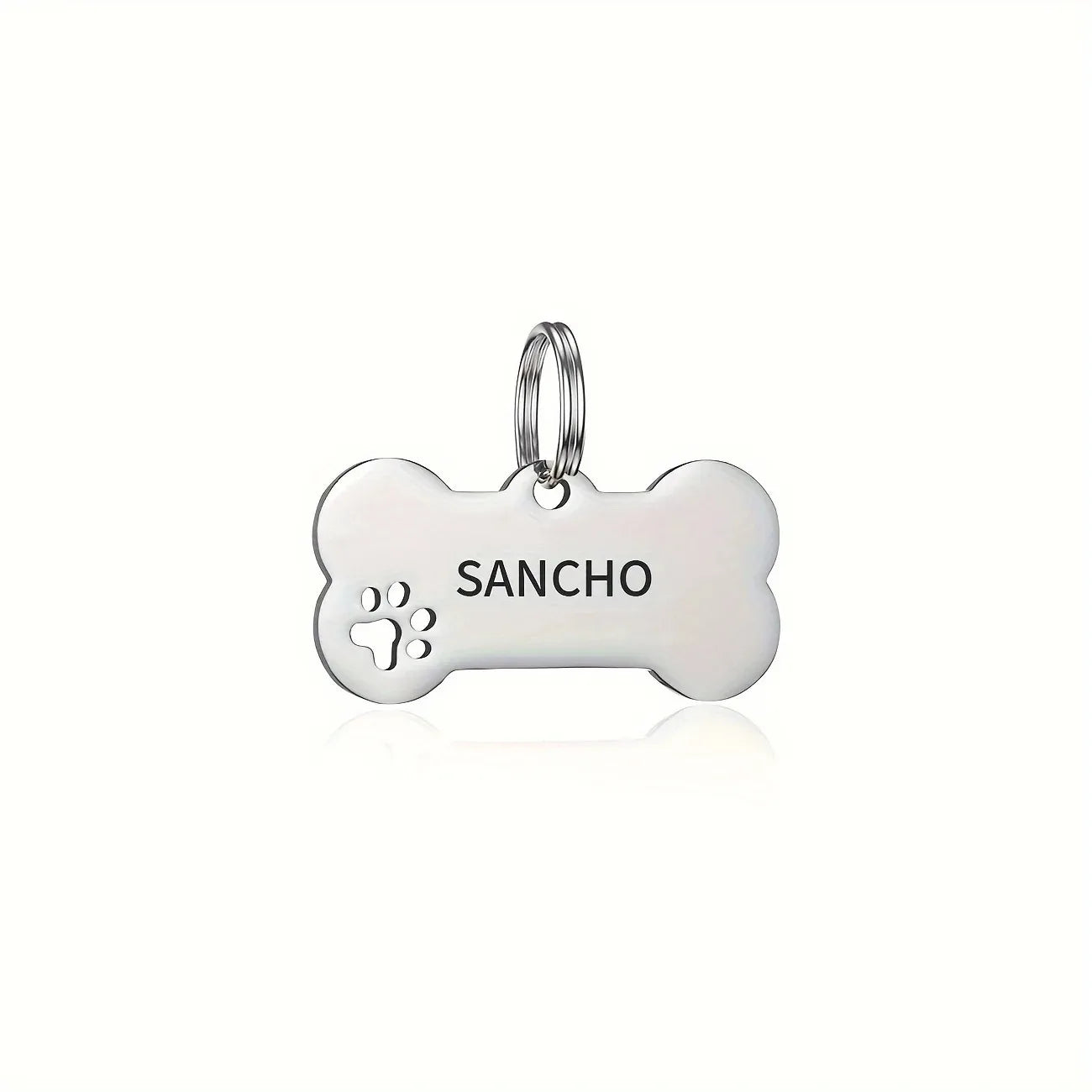 Personalized Engraved High Quality Dog ,Cat Tag with Name and Phone Number, Bone Shaped Pet Pendant for Custom Identification
